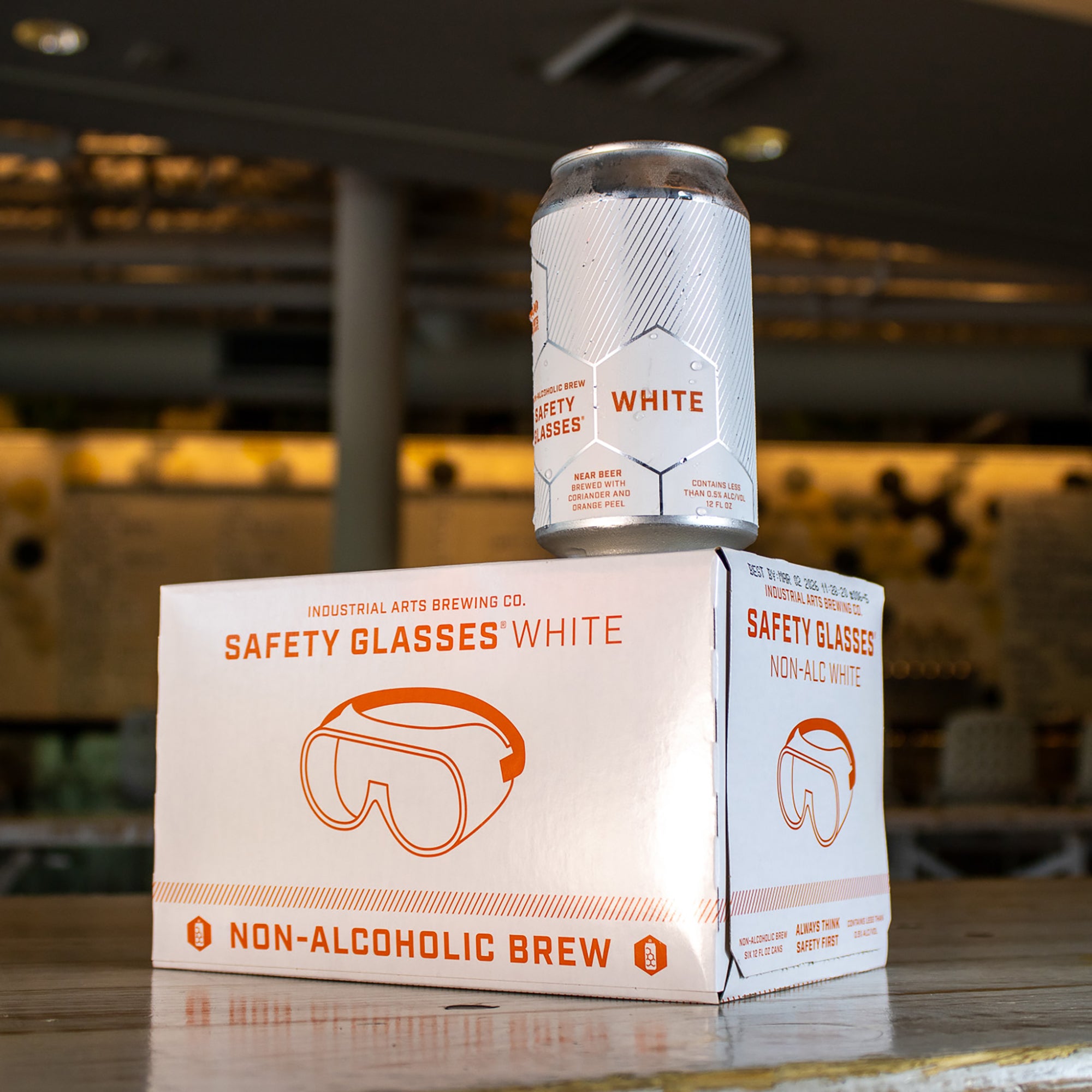 Industrial Arts Brewing Company | Safety Glasses White