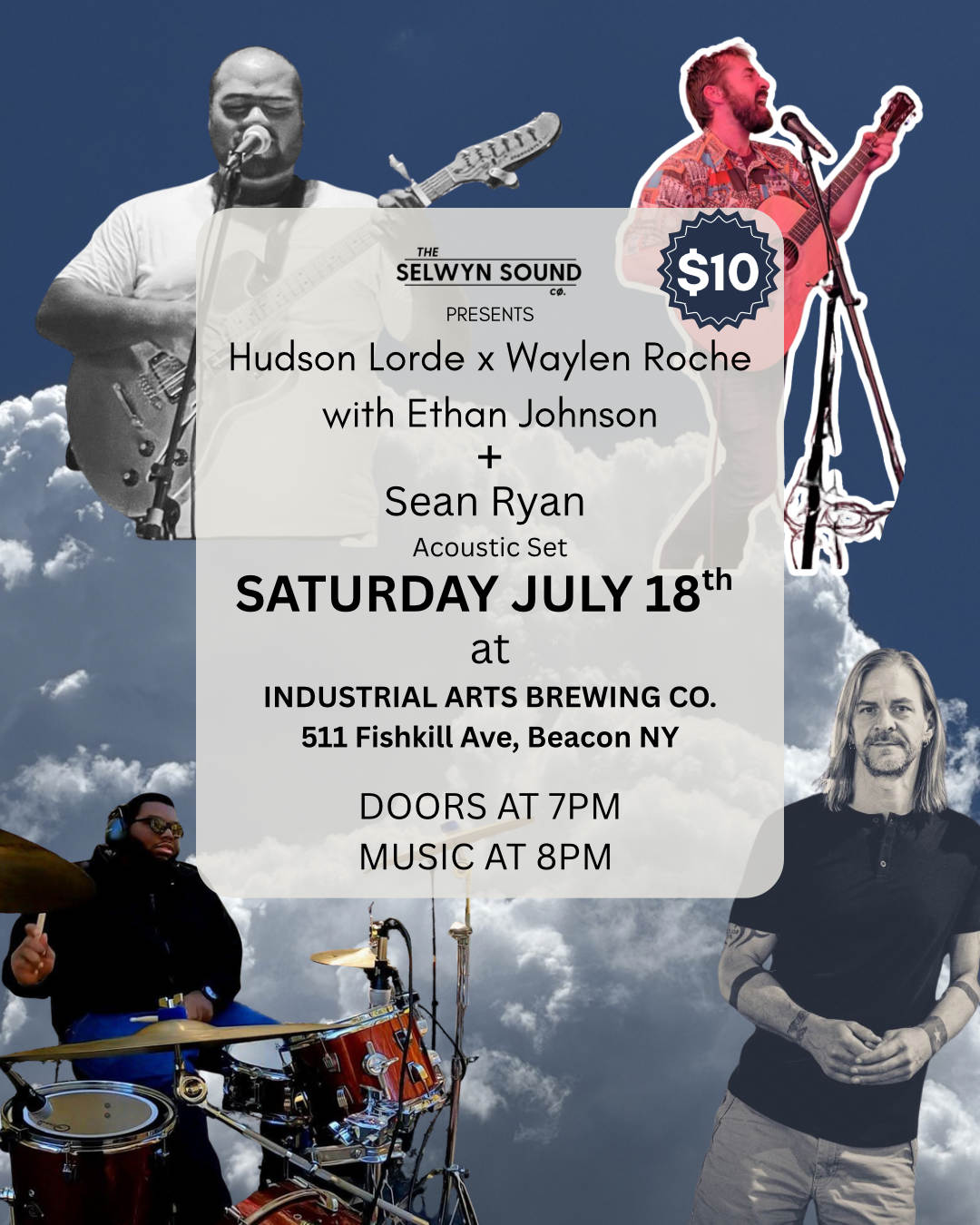 Live Music: Hudson Lorde x Waylen Roche with Ethan Johnson + Sean Ryan